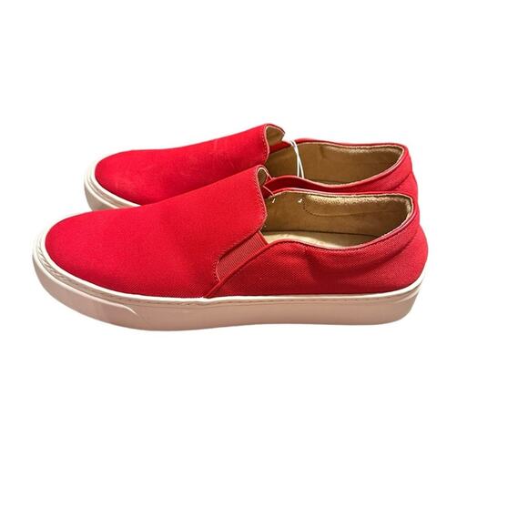 Amazon Essentials Women’s Red Slip on Sneaker size 10.5 - Picture 5 of 6